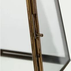 Lanterne|Bougie Et Photophore De Noël*alinea Lanterne miniature en verre et fer H14cm - Doré