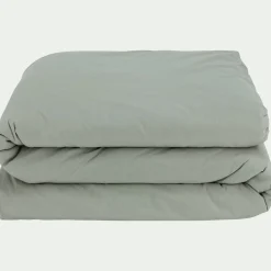 Parure De Lit*alinea Linge de lit uni en coton - olivier Vert