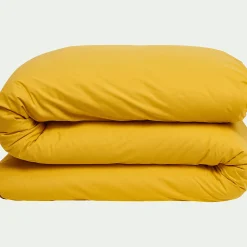 Parure De Lit*alinea Linge de lit uni en coton - genet Jaune