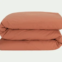 Parure De Lit*alinea Linge de lit uni en coton - brun rustrel Marron
