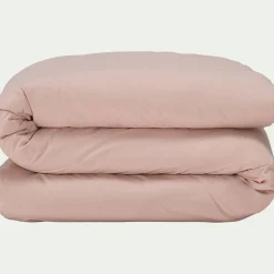Parure De Lit*alinea Linge de lit uni en coton - rosa Rose