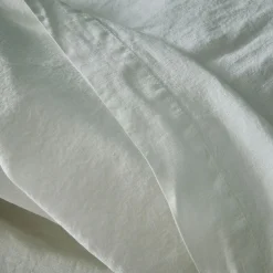 Parure De Lit*alinea Linge de lit uni en lin lavé - capelan Blanc