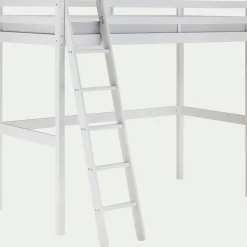 Lit Enfant|Lit Enfant*alinea Lit enfant haut 1 place en pin 90x200cm - Blanc