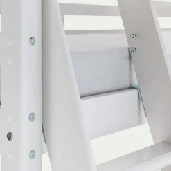 Lit Enfant|Lit Enfant*alinea Lit enfant haut 1 place en pin 90x200cm - Blanc