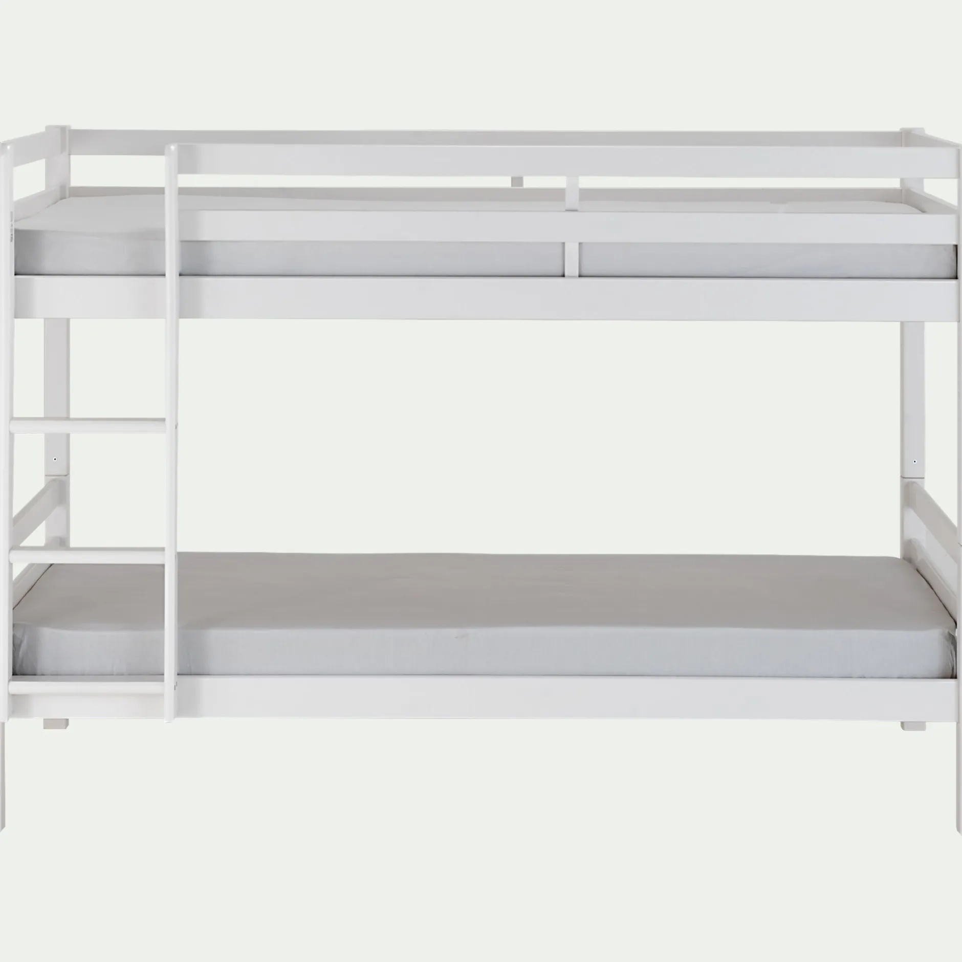 Lit Enfant|Lit Enfant*alinea Lit superposé modulable en pin 90x200cm avec sommier à lattes - Blanc