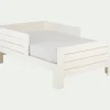 Lit Enfant|Lit Enfant*alinea Lit évolutif 1 place blanc en pin massif 3 positions pour enfant avec matelas évolutif