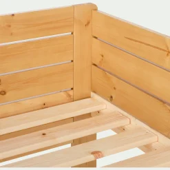 Lit Enfant|Lit Enfant*alinea Lit évolutif 1 place en pin massif 3 positions pour enfant - Bois clair