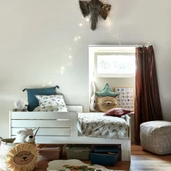 Lit Enfant|Lit Enfant*alinea Lit évolutif 1 place en pin massif 3 positions pour enfant - Blanc