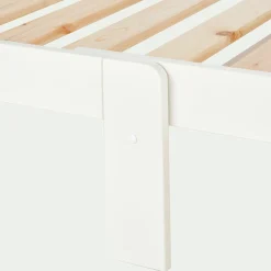 Lit Enfant|Lit Enfant*alinea Lit évolutif 1 place en pin massif 3 positions pour enfant - Blanc