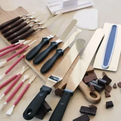 Ustensile Pour Pâtisserie*alinea Lot de 8 ébauchoirs doubles à pâte à sucre - Rose