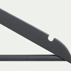 Dressing*alinea Lot de 5 cintres en bois - gris