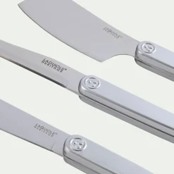Couteau De Cuisine|Couvert De Table*alinea Lot de 3 couteaux à fromage en inox - Argenté