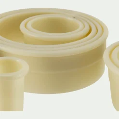 Ustensile Pour Pâtisserie*alinea Lot de 9 découpoirs ronds lisses assortis - Blanc