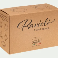 Emporte-Pièce Et Cercle À Pâtisserie*alinea Lot de 2 emporte-pièces rond et carré en aluminium - Argenté