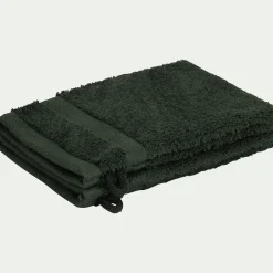 Gant De Toilette*alinea Lot de 2 gants de toilette en coton peigné - cèdre Vert