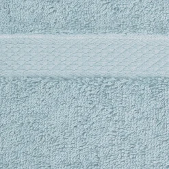 Gant De Toilette*alinea Lot de 2 gants de toilette en coton peigné - Bleu calaluna