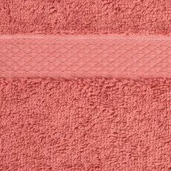 Gant De Toilette*alinea Lot de 2 gants de toilette en coton peigné - ricin Rouge