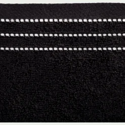 Gant De Toilette*alinea Lot de 2 gants de toilette en coton - Noir