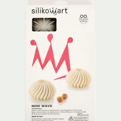 Moule À Gâteau*alinea Lot de 6 moules à gâteau en silicone platinium D7,3cm - Gris