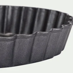 Moule À Gâteau*alinea Lot de 6 moules à tartelettes en acier - anthracite Gris