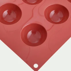 Moule À Gâteau*alinea Lot de 8 moules demi-sphère en silicone platinium - Marron