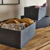Accessoire De Salle De Bain|Panier*alinea Lot de 5 paniers organiseur - gris