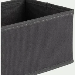 Accessoire De Salle De Bain|Panier*alinea Lot de 5 paniers organiseur - gris