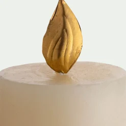 Décoration De La Table De Noël|Bougie Et Photophore De Noël*alinea Lot de 2 pins flamme pour bougie - Doré