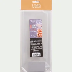 Ustensile De Cuisine*alinea Lot de 10 sachets 12x26cm à fond carton argent - Transparent