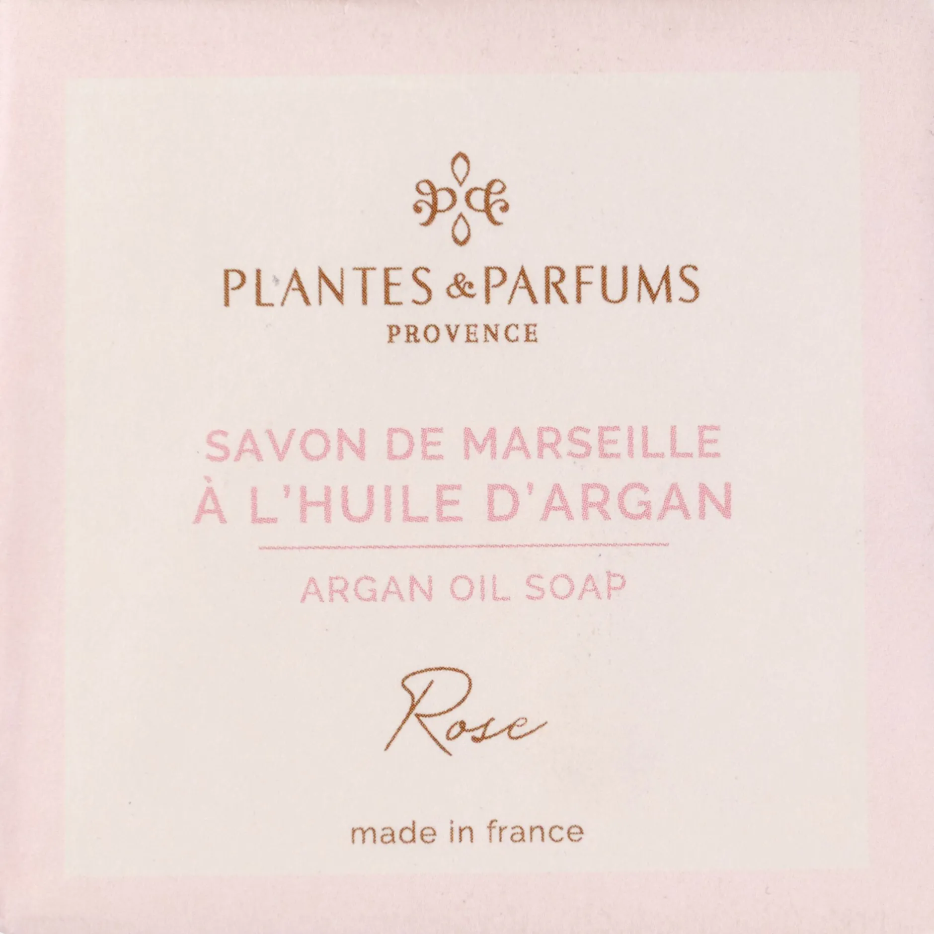 Cosmétique|Accessoire De Salle De Bain*alinea Lot de 2 savons de Marseille à l'huile d'argan senteur rose 100g