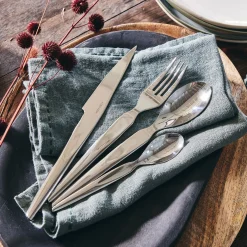 Serviette De Table|Nappe Et Serviette De Noël*alinea Lot de 2 serviettes de table en lin lavé - cèdre Vert