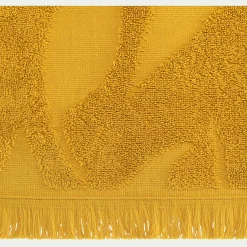 Serviette Invité*alinea Lot de 2 serviettes invité en coton - 30x50cm Jaune argan