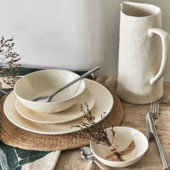 Set De Table*alinea Lot de 4 sets de table ronds en jute - D34cm Naturel