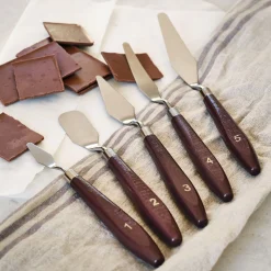 Ustensile Pour Pâtisserie*alinea Lot de 5 spatules de modelage en inox - Argenté