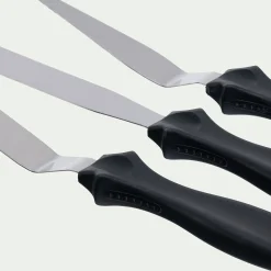 Ustensile Pour Pâtisserie*alinea Lot de 3 spatules de précision en inox - Argenté