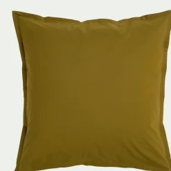 Taie D'Oreiller*alinea Lot de 2 taies d'oreiller en percale de coton - alep 65x65cm Jaune