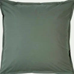 Taie D'Oreiller*alinea Lot de 2 taies d'oreiller en percale de coton - cèdre 65x65cm Vert