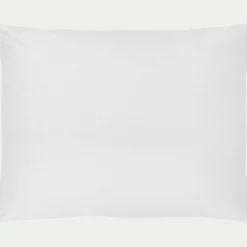 Taie D'Oreiller*alinea Lot de 2 taies d'oreiller en percale de coton - 50x70cm Blanc