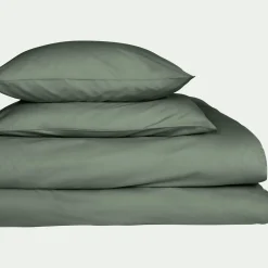 Taie D'Oreiller*alinea Lot de 2 taies d'oreiller en coton - cèdre 50x70cm Vert