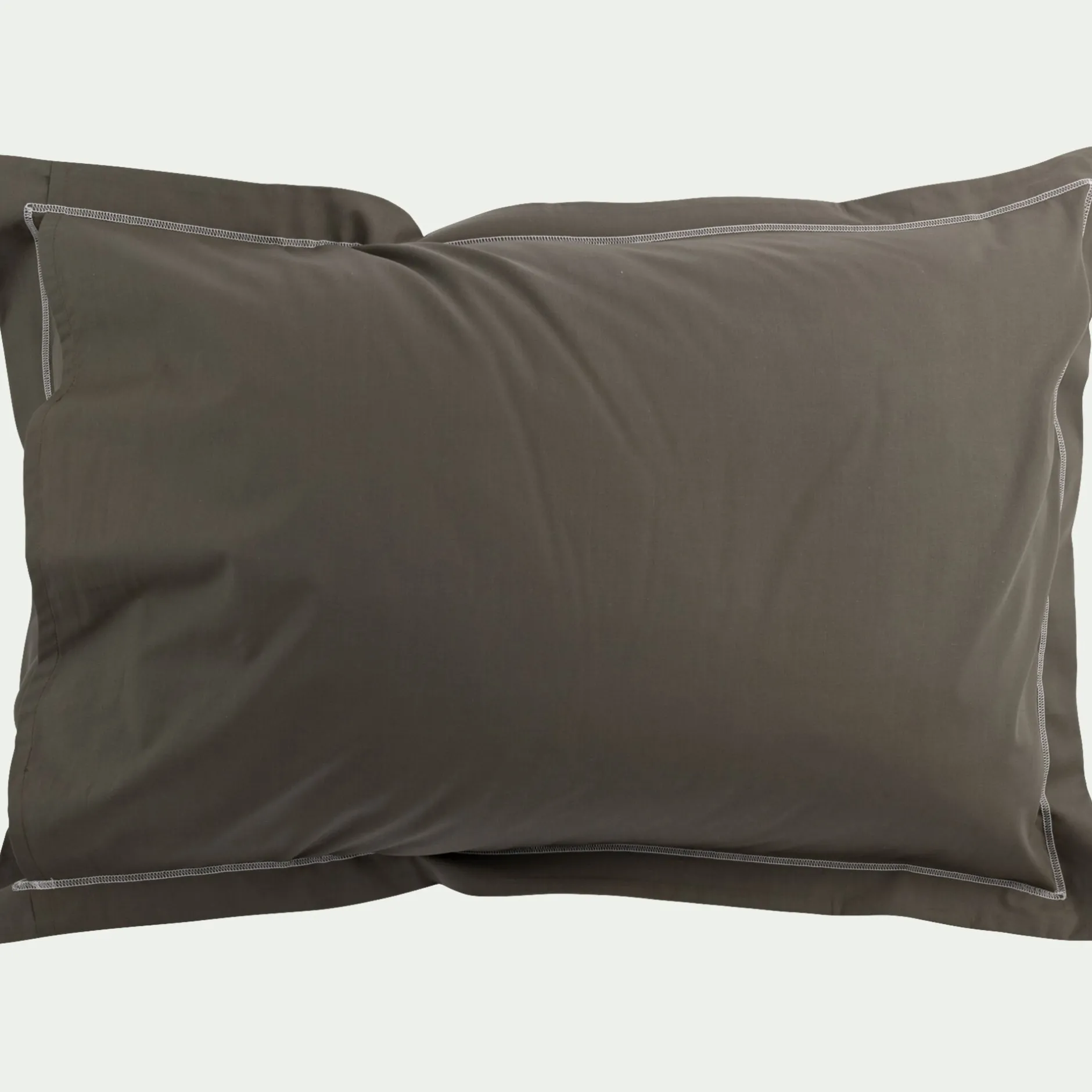 Taie D'Oreiller*alinea Lot de 2 taies d'oreiller en percale de coton 50x70cm - cèdre Vert