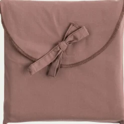 Taie D'Oreiller*alinea Lot de 2 taies d'oreiller en percale de coton - brun rhassoul 65x65cm Marron