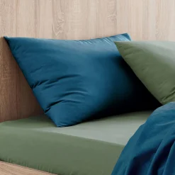 Taie D'Oreiller*alinea Lot de 2 taies d'oreiller en coton - figuerolles 50x70cm Bleu