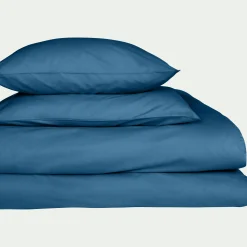 Taie D'Oreiller*alinea Lot de 2 taies d'oreiller en coton - figuerolles 50x70cm Bleu