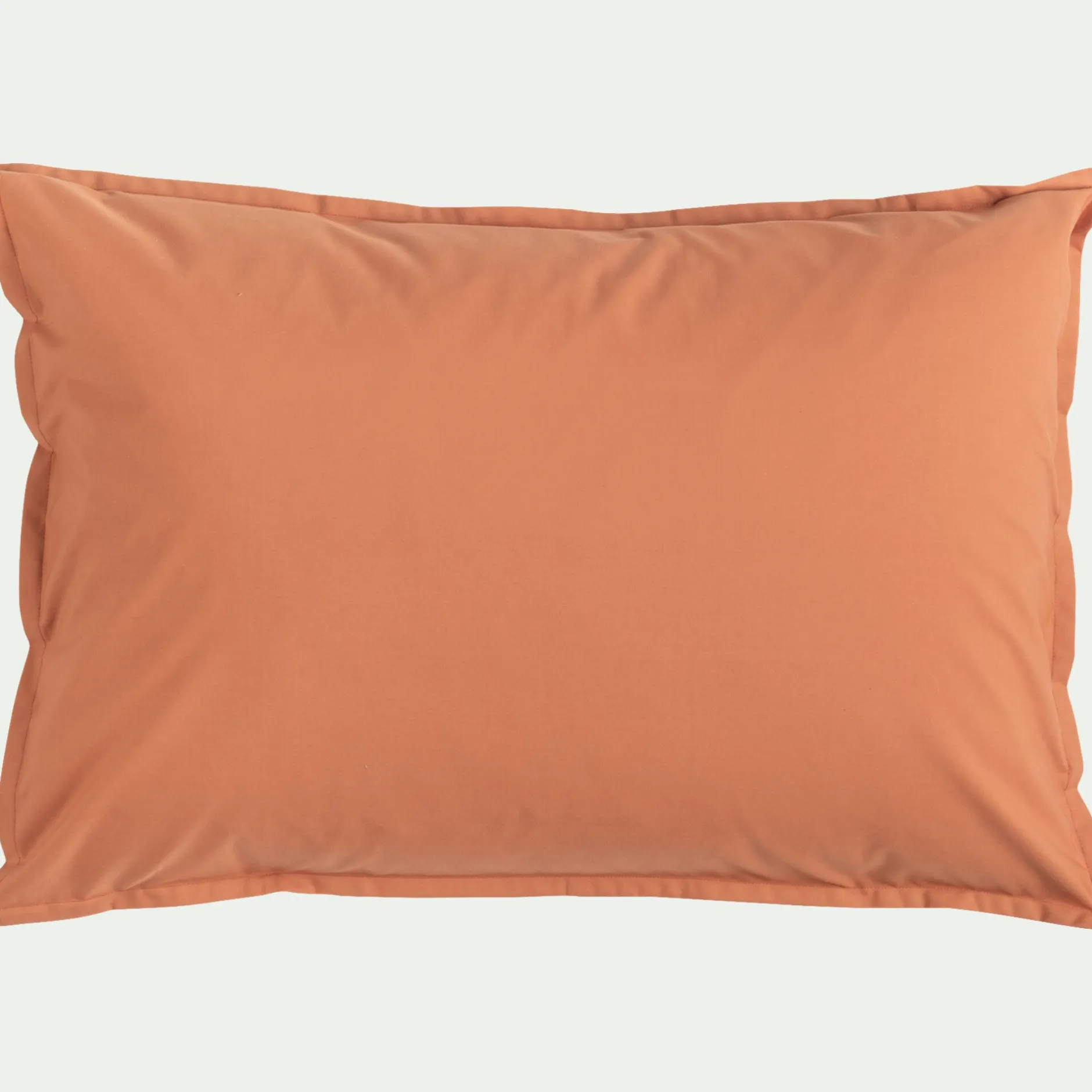 Taie D'Oreiller*alinea Lot de 2 taies d'oreiller en percale de coton - brun rustrel 50x70cm Marron