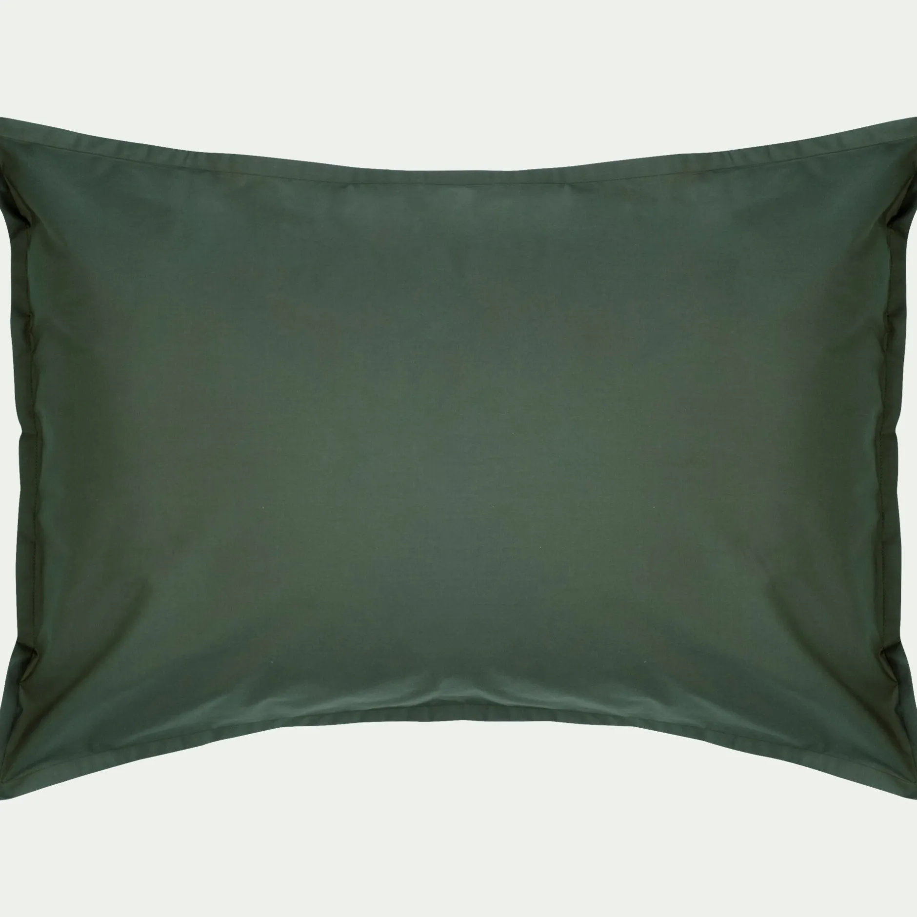 Taie D'Oreiller*alinea Lot de 2 taies d'oreiller en percale de coton - cèdre 50x70cm Vert