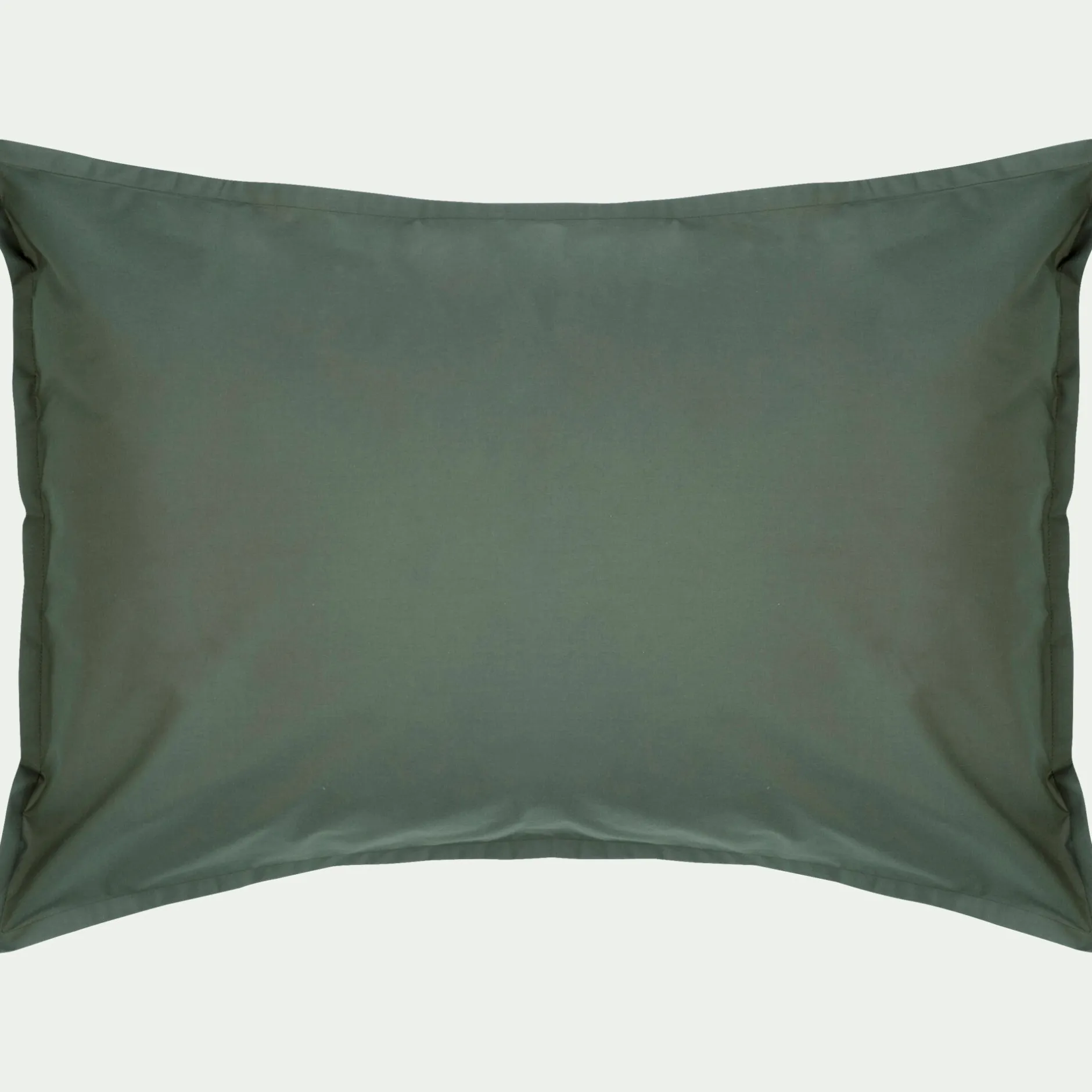 Taie D'Oreiller*alinea Lot de 2 taies d'oreiller en percale de coton - cèdre 50x70cm Vert