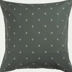 Taie D'Oreiller*alinea Lot de 2 taies d'oreiller en coton 65x65cm avec motif - Vert