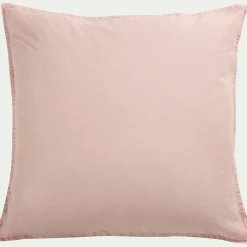 Taie D'Oreiller*alinea Lot de 2 taies d'oreiller en lin lavé - rosa 65x65cm Rose