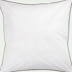 Taie D'Oreiller*alinea Lot de 2 taies d'oreiller en percale de coton 65x65cm - Blanc
