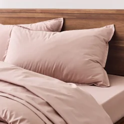 Taie D'Oreiller*alinea Lot de 2 taies d'oreiller en percale de coton - salina 50x70cm Rose